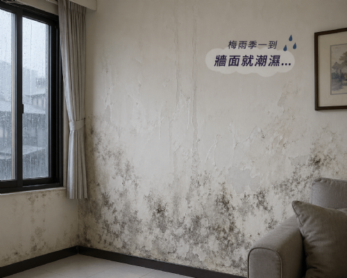 家裡牆面一到梅雨季就潮濕？裝潢裝修防水防霉重點解析